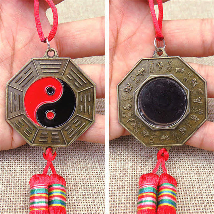 Carte Feng Shui Bagua Nœuds chinois Harmonie Carte énergétique Miroir