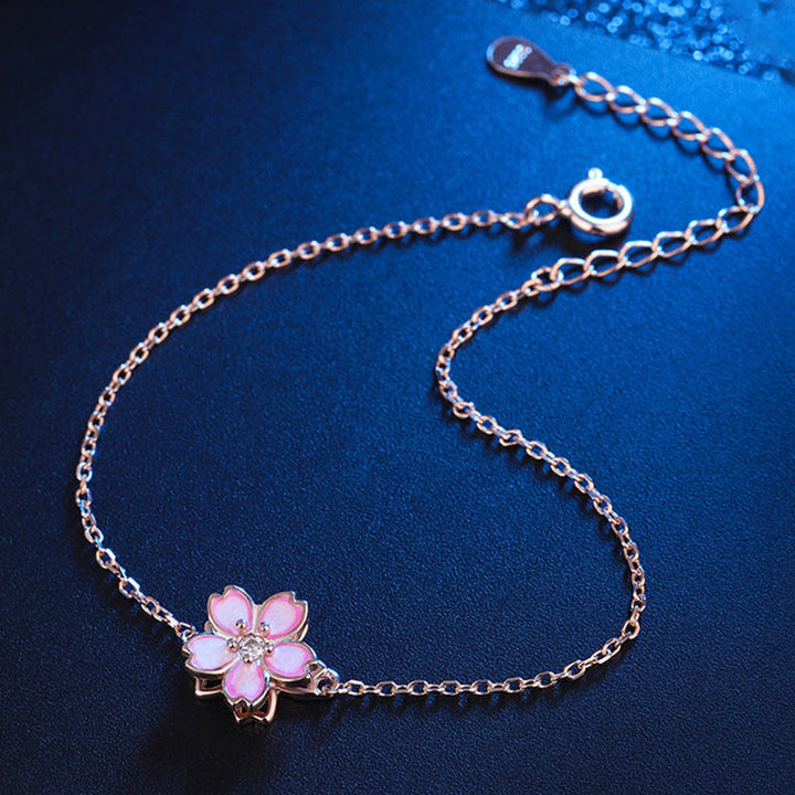 Bracelet chaîne de bénédiction en argent sterling 925 Buddha Stones et anneau rotatif - image 5