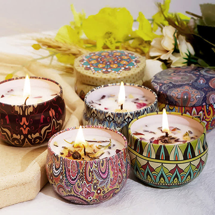 Bougie parfumée à la cire de soja au thé blanc, fleur de gingembre, lavande et gardénia, cadeau pour la famille et les amis - image 25