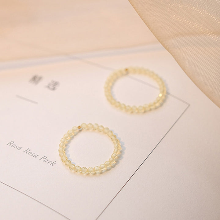 Bague de prospérité et de bonheur en citrine naturelle avec Buddha Stones - image 13