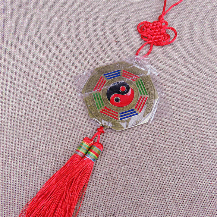 Carte Feng Shui Bagua Nœuds chinois Harmonie Carte énergétique Miroir