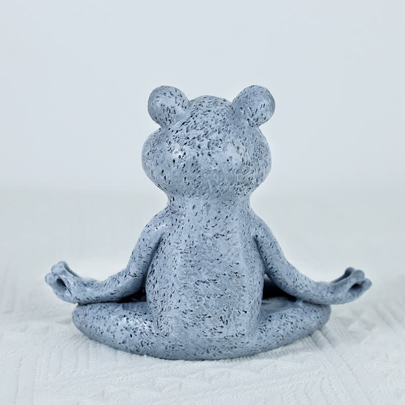 Décoration Zen Chien Chat Grenouille Méditant - image 14
