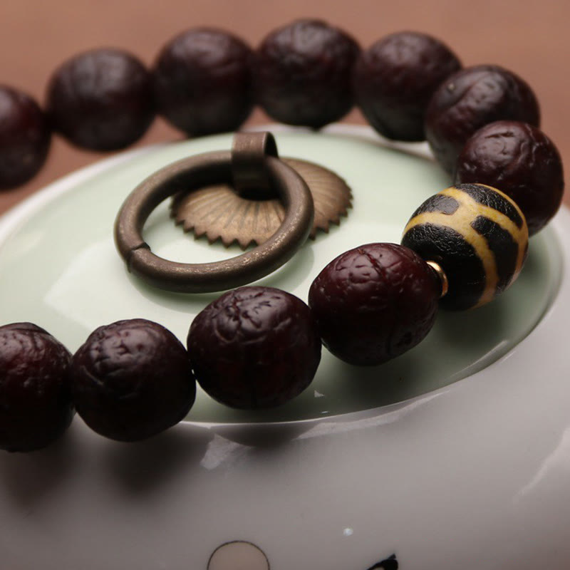 Buddha Stones , graines de Bodhi, porte-bonheur, richesse, pompon, breloque pour poignet