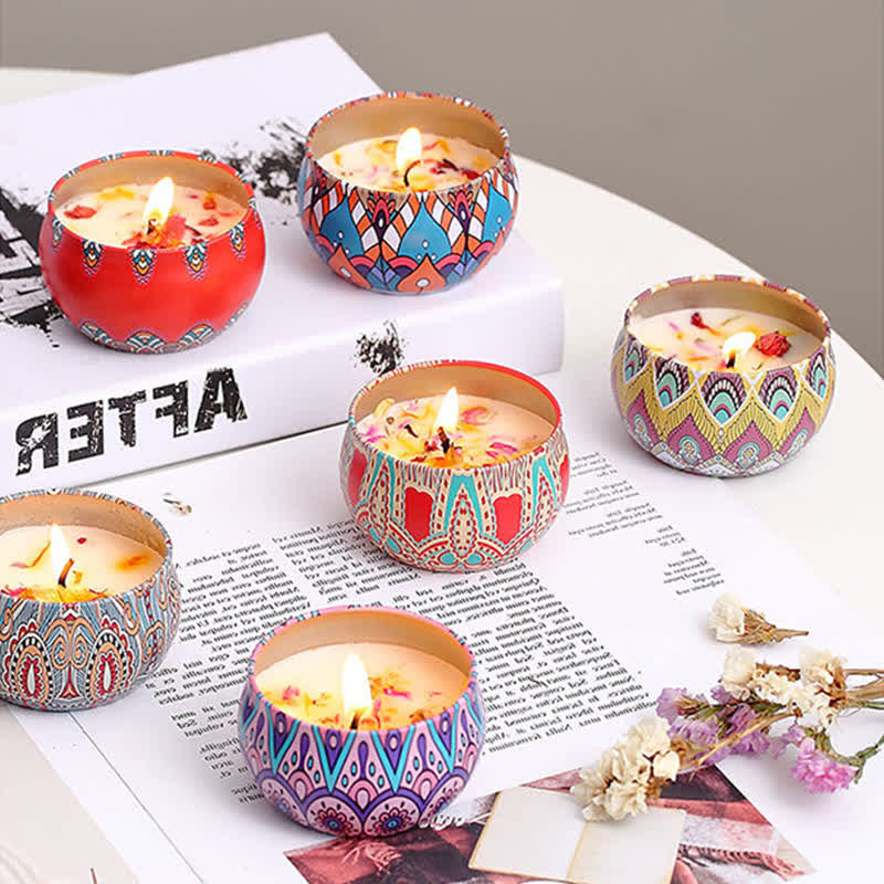 Bougie parfumée à la cire de soja au thé blanc, fleur de gingembre, lavande et gardénia, cadeau pour la famille et les amis - image 7