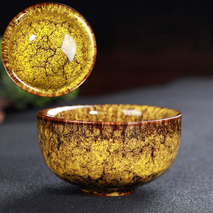 Tasse à thé en céramique colorée avec Buddha Stones pour la maison et le bureau
