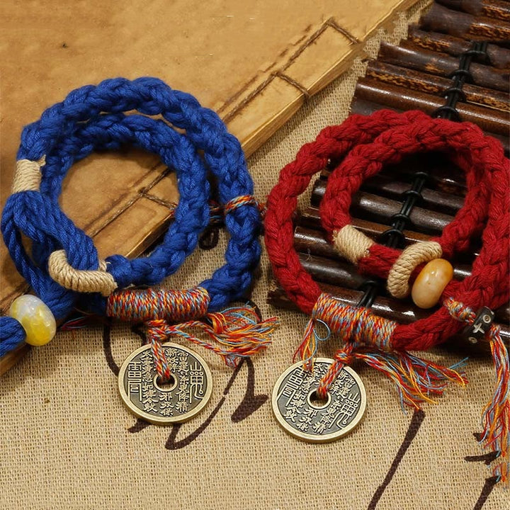 Buddha Stones Fantômes de la montagne Dépensez de l'argent Éloignez les mauvais esprits Bracelet fait main