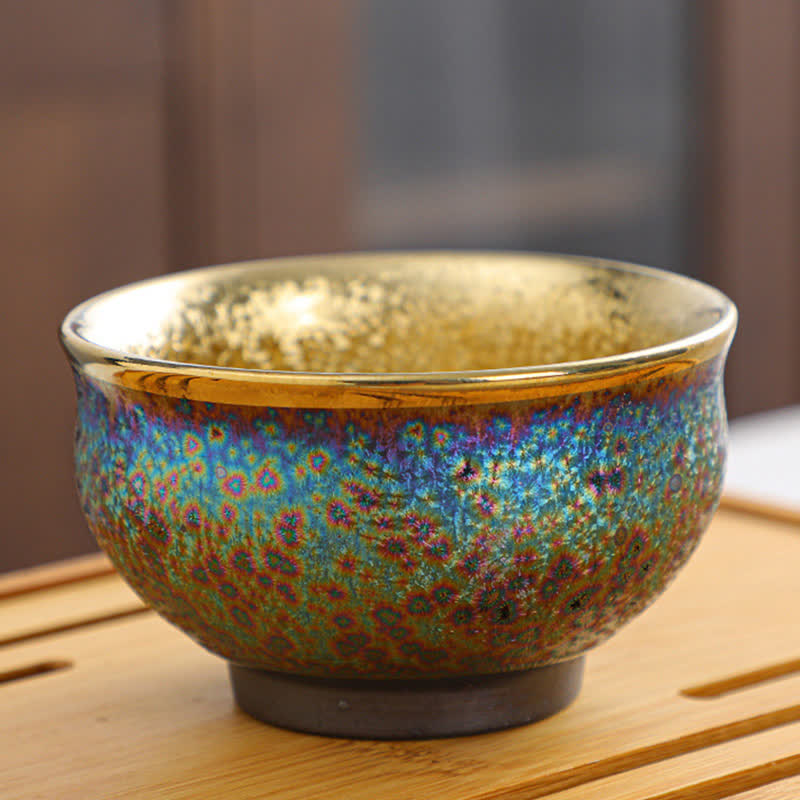 Tasses à thé en céramique colorées Buddha Stones