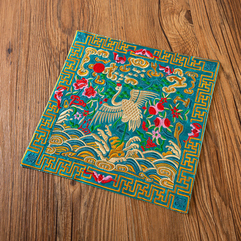 Dessous de Buddha Stones Phoenix Dragon Kirin Dessous de verre pour tasse à thé Dessous de verre Kung Fu