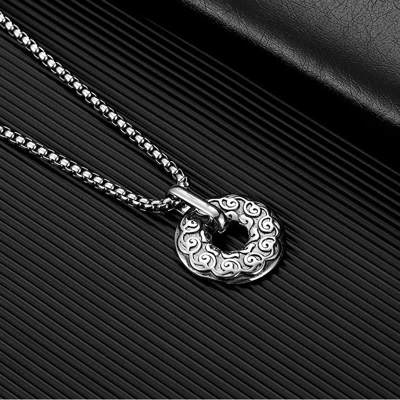 Collier pendentif tibétain en Buddha Stones Om Mani Padme Hum avec boucle de paix et créativité - image 5
