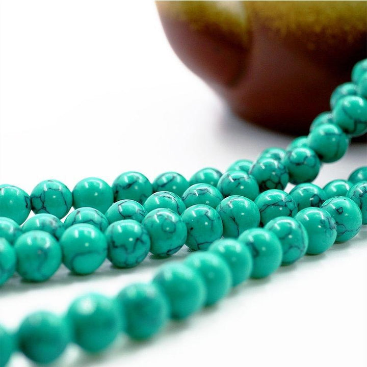 Collier Mala Purification Turquoise Tibétain Buddha Stones