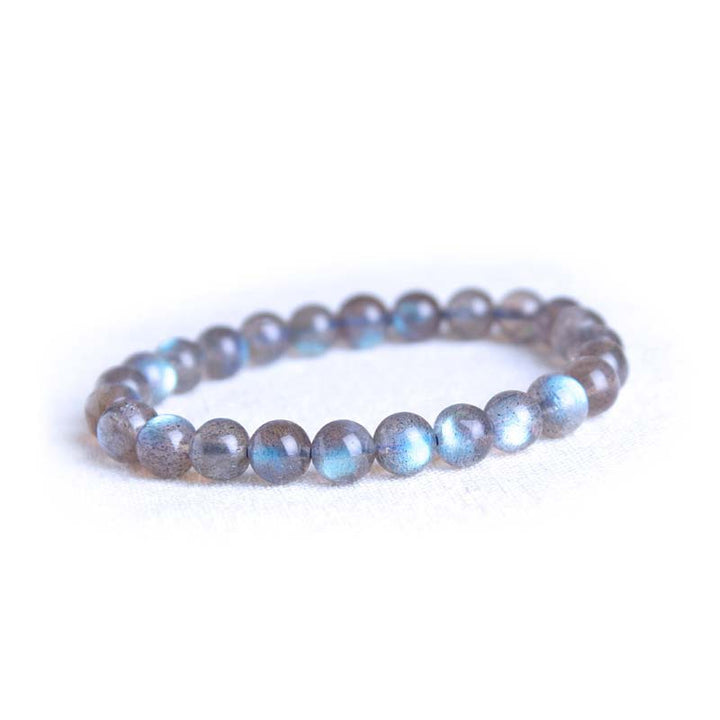 Bracelet de perles de guérison en pierre de lune naturelle Buddha Stones - image 14