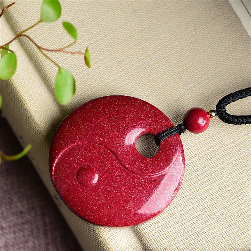 Collier pendentif en Buddha Stones rieur Yin Yang zodiaque chinois gourde cinabre naturel bénédiction - image 10