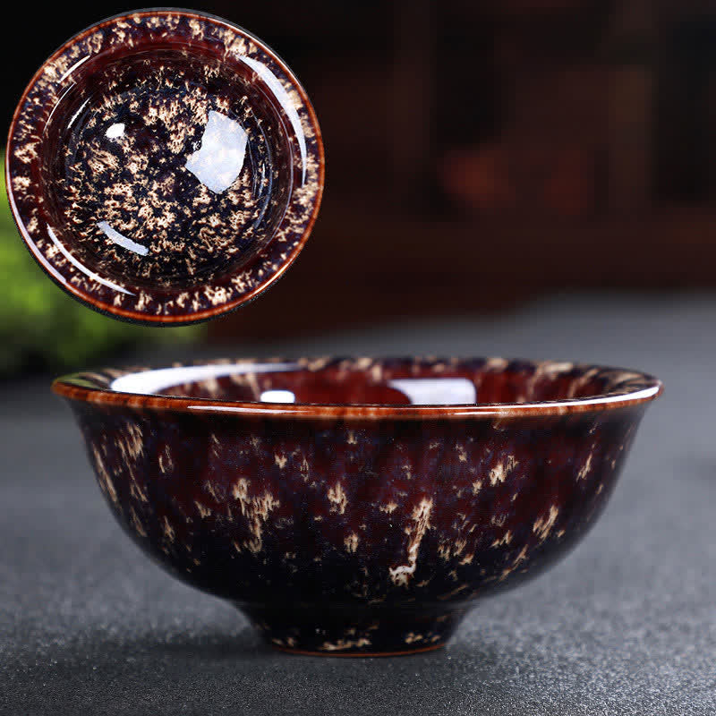 Tasse à thé en céramique colorée avec Buddha Stones pour la maison et le bureau
