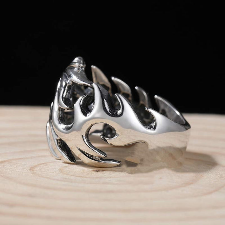 Bague ajustable avec force de protection et motif dragon et Buddha Stones - image 12