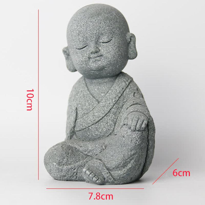 Buddha Stones Méditation Prière Statue de Bouddha Compassion Décoration de la maison