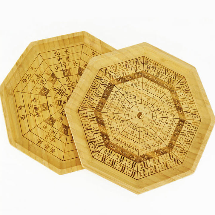 Carte Feng Shui Bambou Bagua Carte Harmonie Énergie