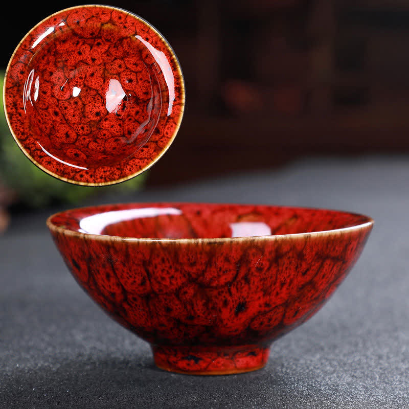 Tasse à thé en céramique colorée avec Buddha Stones pour la maison et le bureau