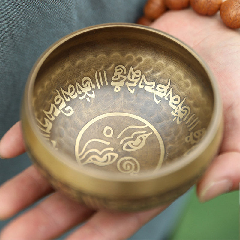 Bol chantant tibétain artisanal pour le yoga et la méditation - image 3