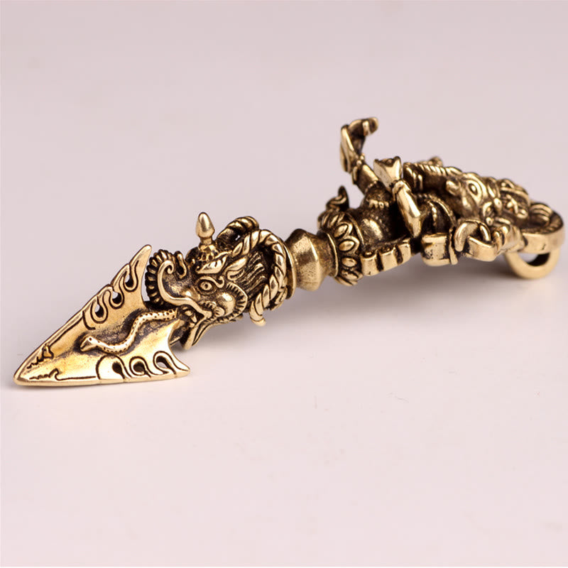 Collier pendentif tibétain Ganesh Ganpati éléphant dieu de la richesse Dorje Vajra pouvoir spirituel - image 14