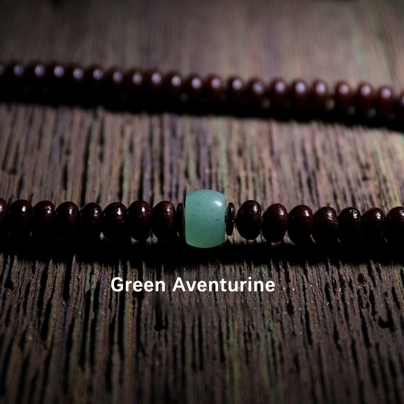 Buddha Stones Bracelet d'harmonie Dorje en cuivre avec 108 perles de Mala en perles de Bodhi violettes à trois yeux