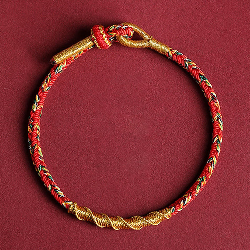 Bracelet tressé en Buddha Stones fait à la main avec symbole du zodiaque chinois et protection du Bouddha