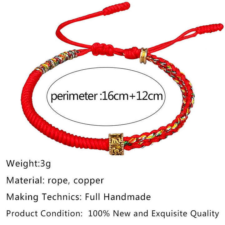 Bracelet de protection et de chance en Buddha Stones Om Mani Padme Hum