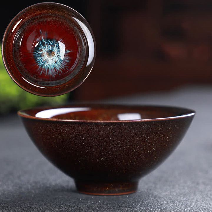 Tasse à thé en céramique colorée avec Buddha Stones pour la maison et le bureau