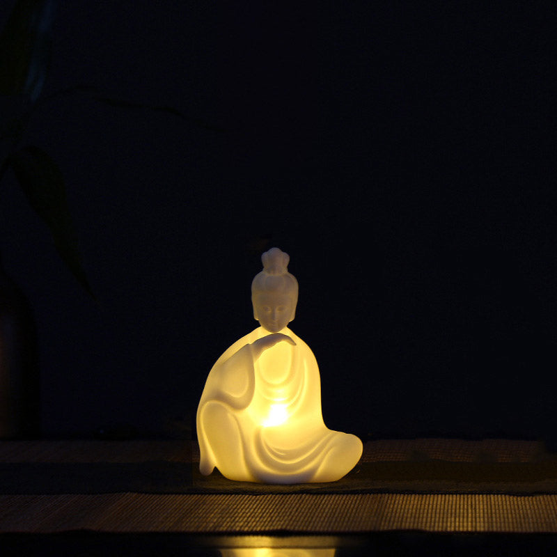 Décoration LED en céramique avec bénédiction du Bouddha Avalokitesvara Ksitigarbha Bodhisattva - Avalokiteshvara - image 9