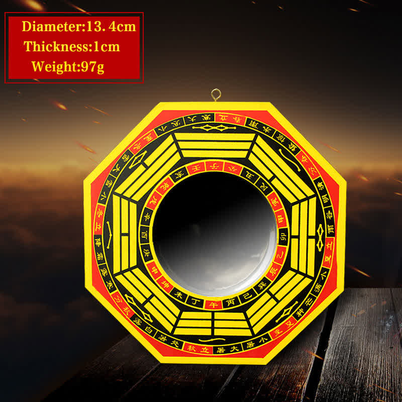 Miroir Feng Shui Bagua pour équilibrer l'énergie du salon