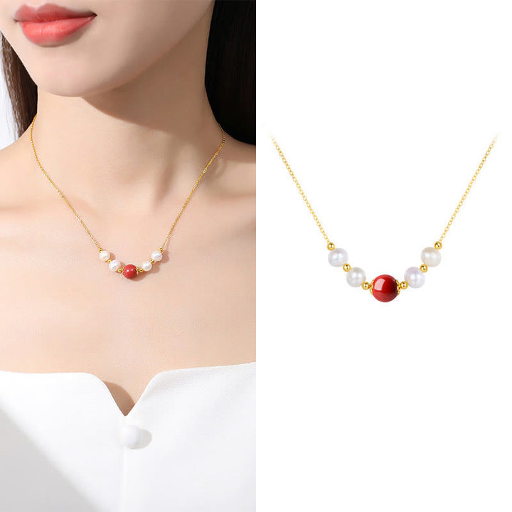 Collier avec pendentif en argent sterling 925 et Buddha Stones