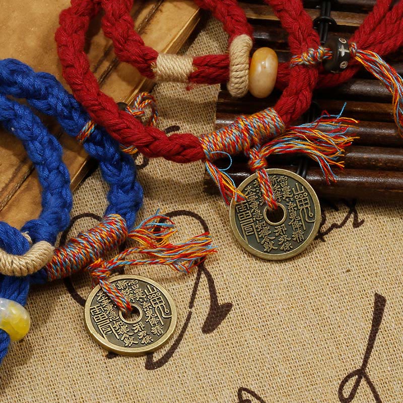 Buddha Stones Fantômes de la montagne Dépensez de l'argent Éloignez les mauvais esprits Bracelet fait main