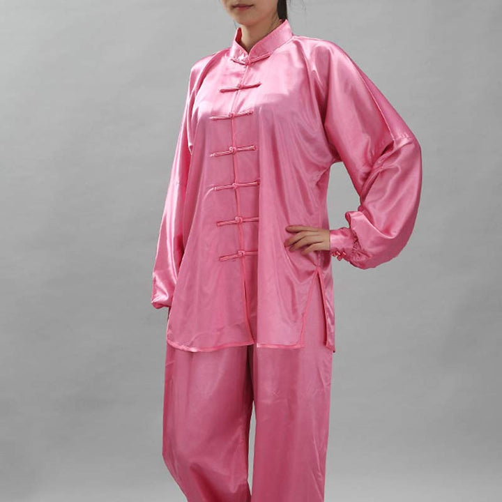 Ensemble de vêtements unisexes à motifs simples avec Buddha Stones pour méditation, prière, spirituel, zen, tai-chi, qigong - Rose - XS- Convient aux tailles US/ UK/AU/ EU- 13-14 ans - image 20