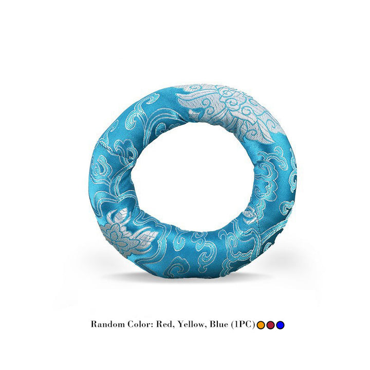 Coussin décoratif artisanal en forme de bol chantant tibétain en Buddha Stones - 22 cm (couleur aléatoire) - image 10