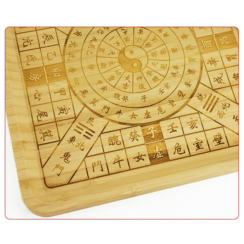 Carte Feng Shui Bambou Bagua Carte Harmonie Énergie