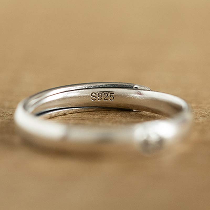 Bague couple en argent sterling 925 Buddha Stones et bénédiction du zodiaque chinois - image 26