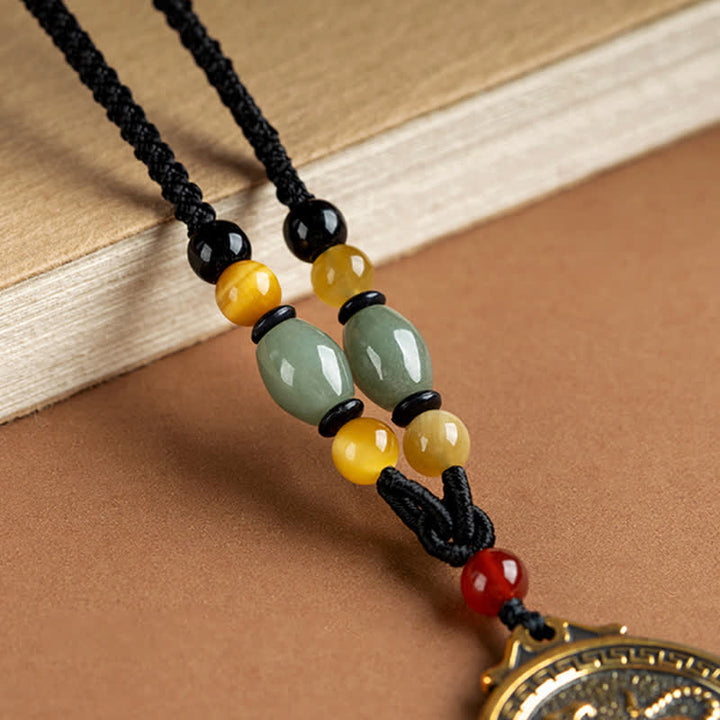 Collier avec pendentif et 12 bénédictions du zodiaque chinois - image 25