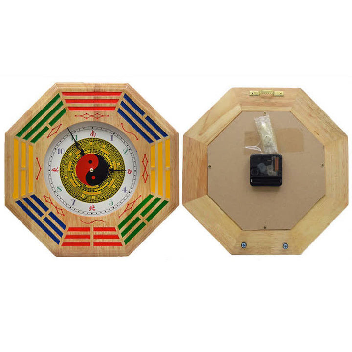 Horloge murale Feng Shui Bagua Map Balance Energy Map