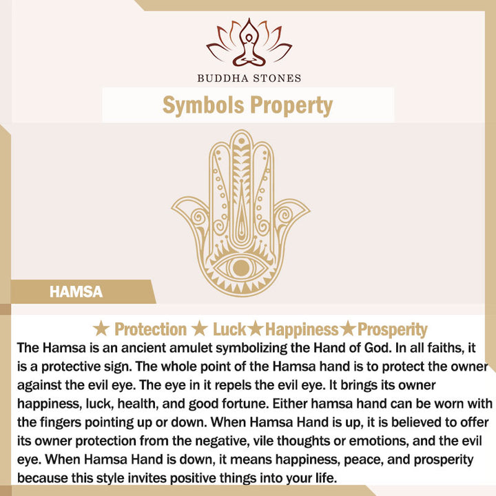 Bague ajustable en argent sterling 925 avec symbole Hamsa et zircone de Buddha Stones - image 10