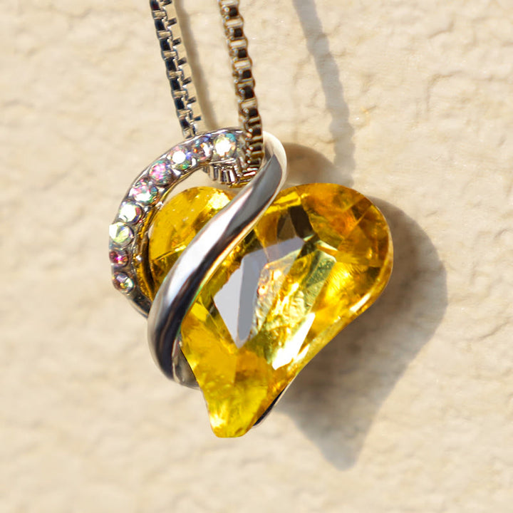 Collier pendentif énergie de guérison pierre de naissance coeur amour Buddha Stones