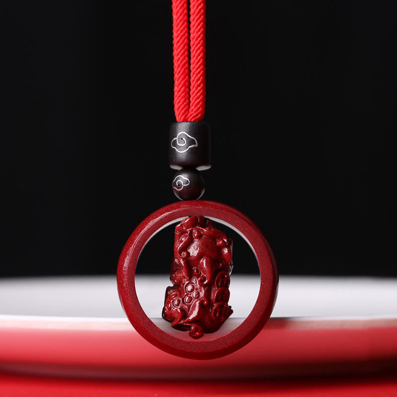 Collier Buddha Stones Om Mani Padme Hum PiXiu - PiXiu - Corde rouge - image 25