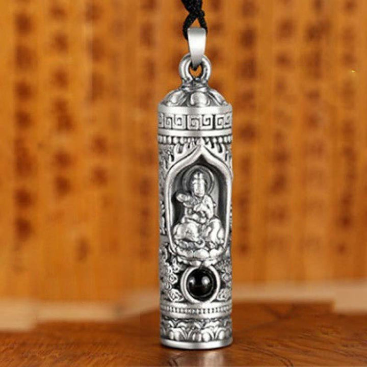 Collier avec pendentif de prospérité et projection de Bouddha du zodiaque chinois - Dragon/Serpent - image 12