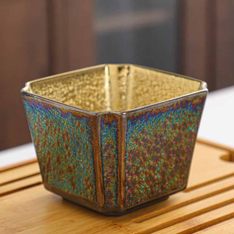 Tasses à thé en céramique colorées Buddha Stones - 8 cm x 6 cm x 180 ml - image 23