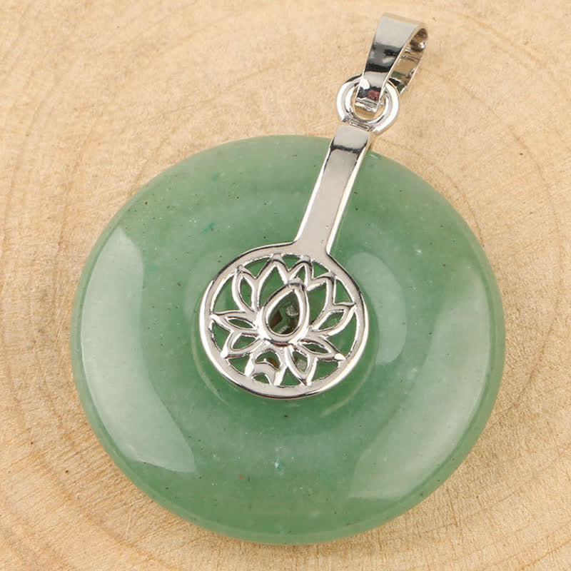 Collier pendentif de guérison en cristal rose avec Buddha Stones et améthyste - image 25