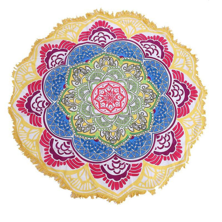 Tapis de décoration tibétain en Buddha Stones de Bouddha et mandala