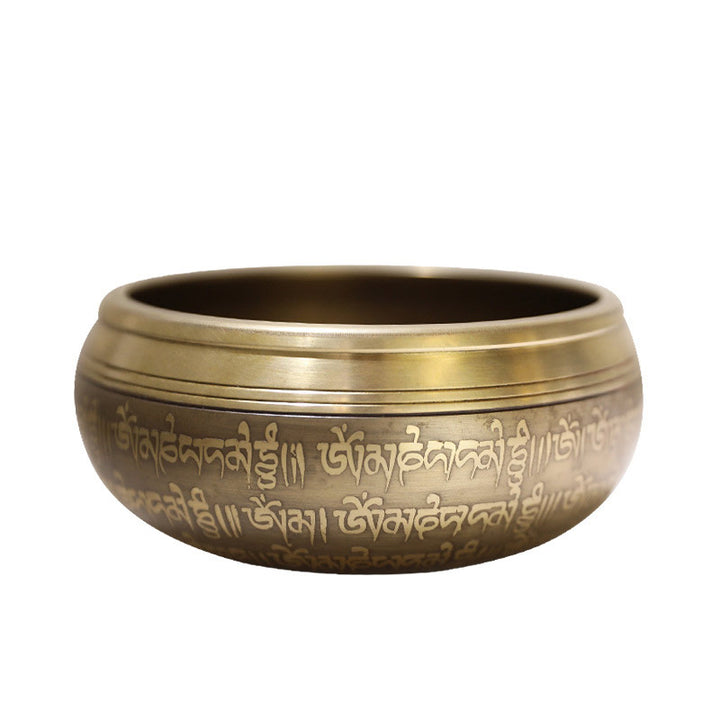 Bol chantant tibétain Buddha Stones fabriqué à la main pour la concentration et la méditation Ensemble de bols chantants paisibles et joyeux - image 12