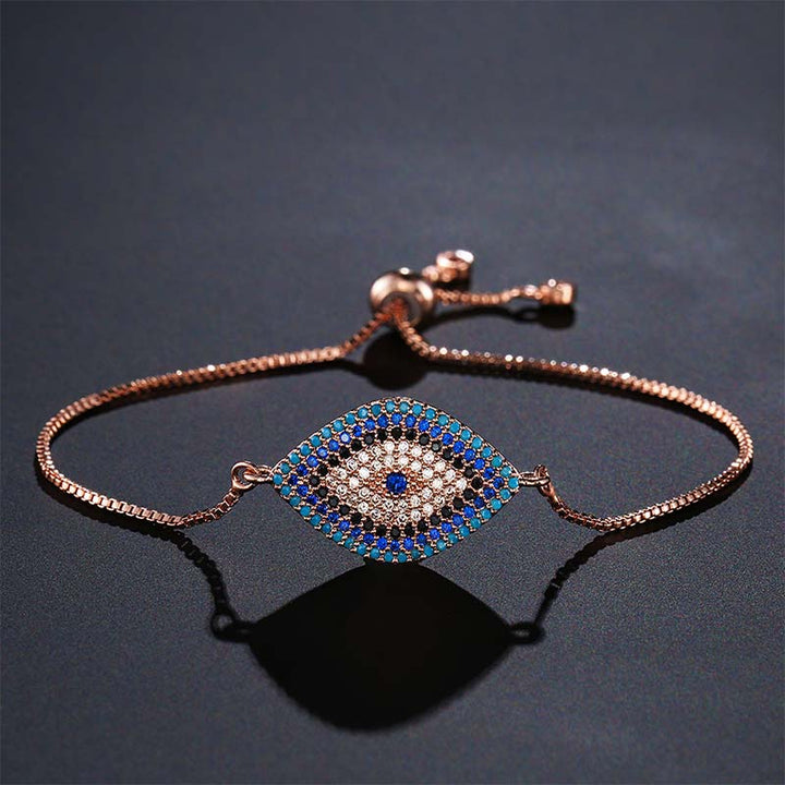 Bracelet de guérison et de protection contre le mauvais œil en Buddha Stones