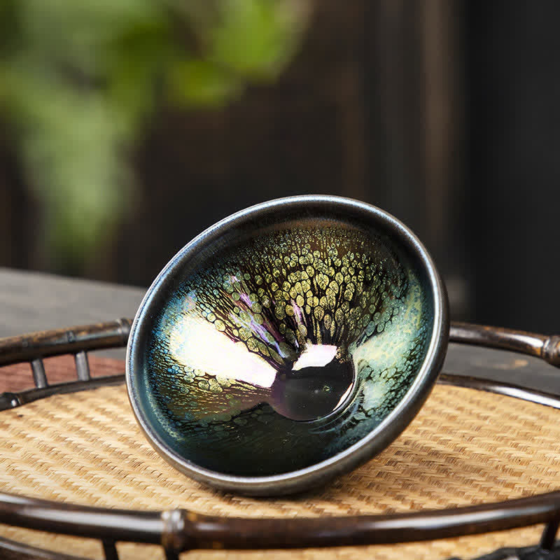 Tasses à thé en céramique vintage Buddha Stones