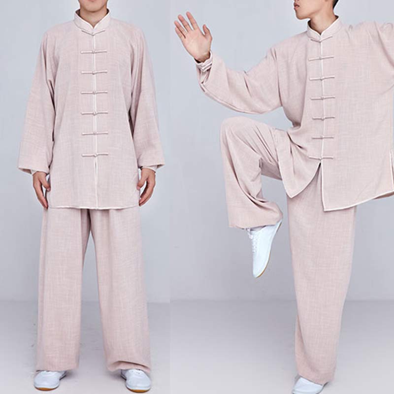 Ensemble de vêtements unisexe brodés Buddha Stones, méditation, prière zen, Tai Chi spirituel, Qigong - image 10