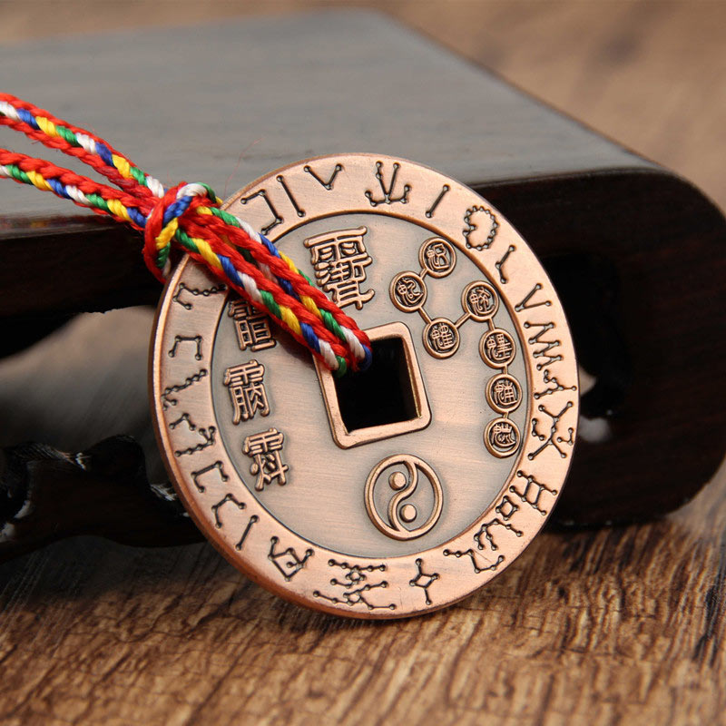 Buddha Stones Taoïsme Yin Yang Symbole Protection Pendentif Décoration Amulette - image 0