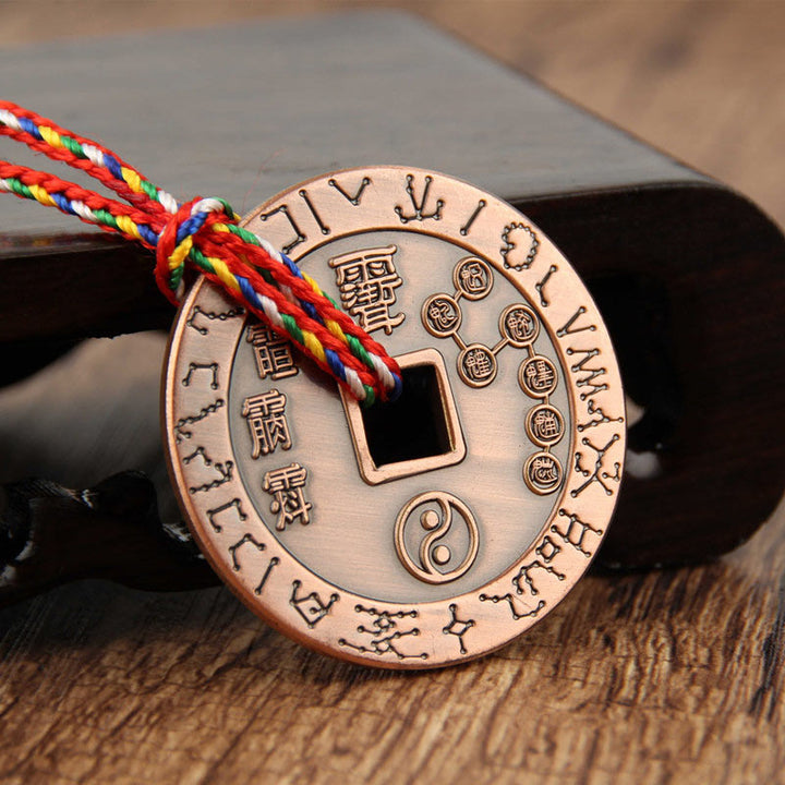 Buddha Stones Taoïsme Yin Yang Symbole Protection Pendentif Décoration Amulette - image 0